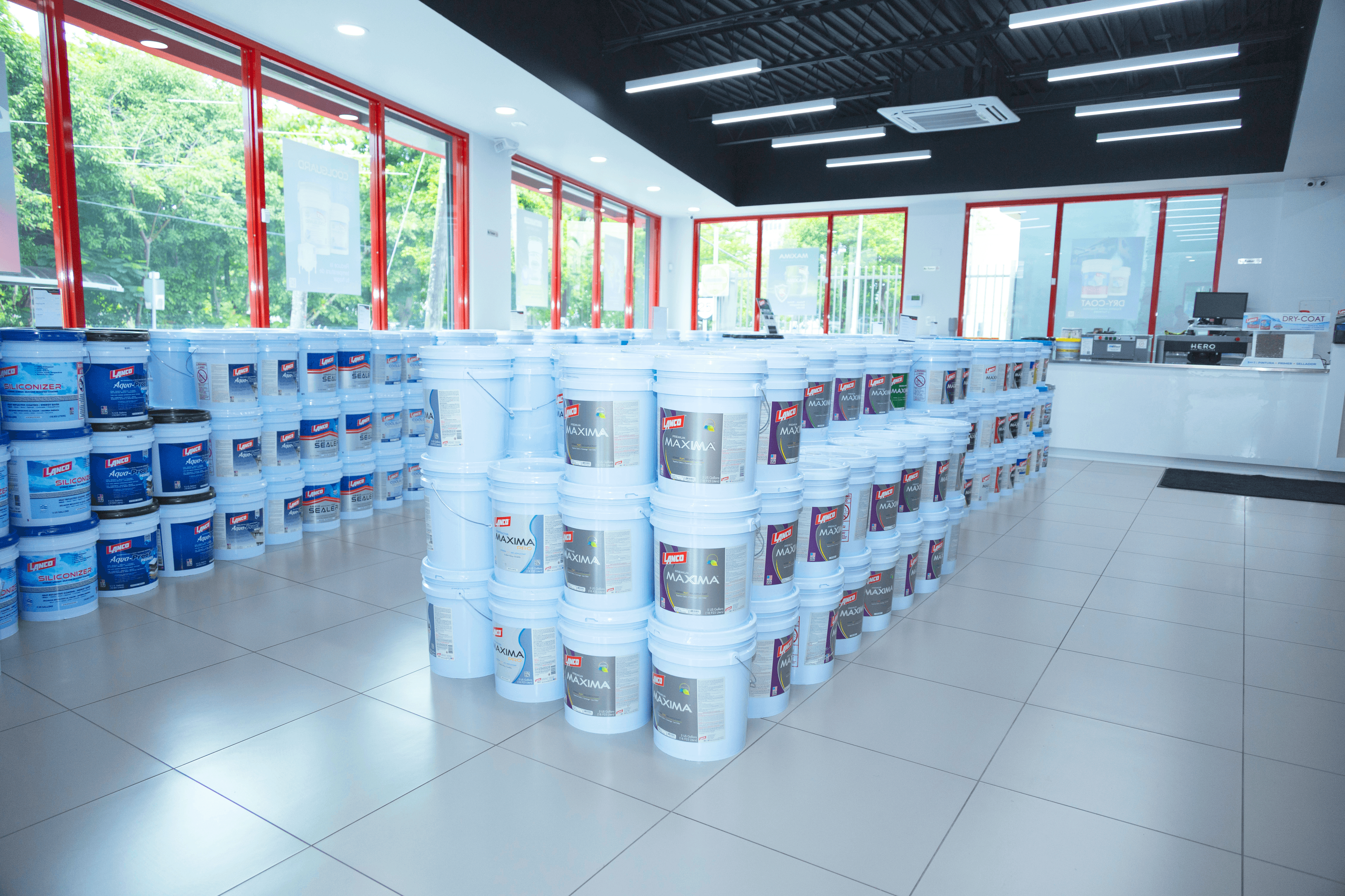 Interior de la tienda